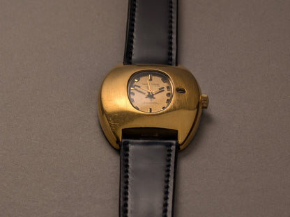 Maurice Guerdat Spyhole Offset Date Automatic Wristwatch