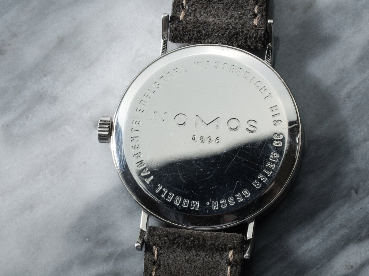 Nomos Tangente Lange Dial Wristwatch