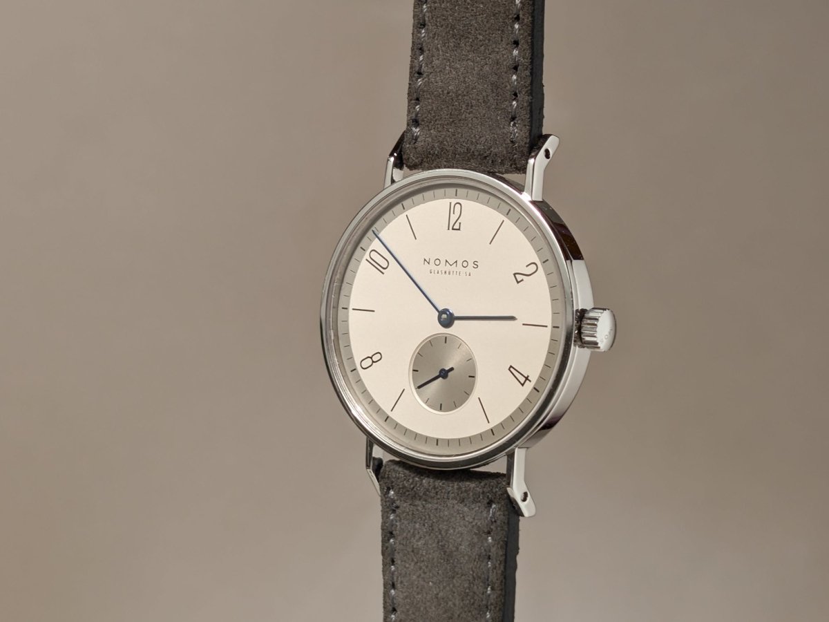 Nomos Tangente Lange Dial Wristwatch