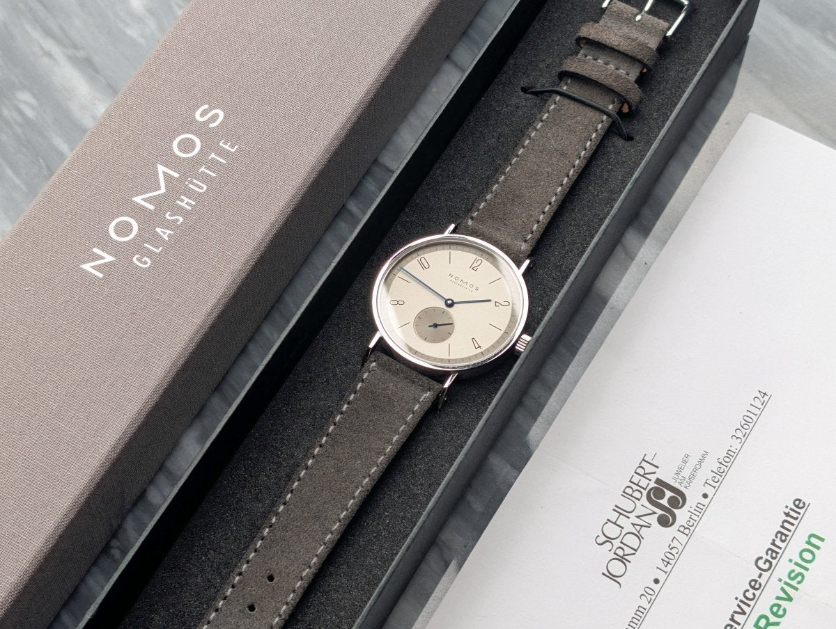 Nomos Tangente Lange Dial Wristwatch