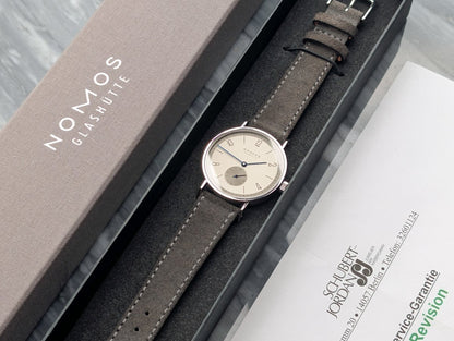 Nomos Tangente Lange Dial Wristwatch