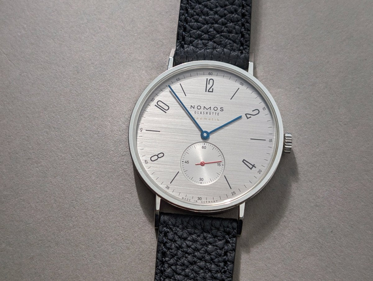 Nomos Tangente Neomatik 39 Silvercut Ref 141 Wristwatch