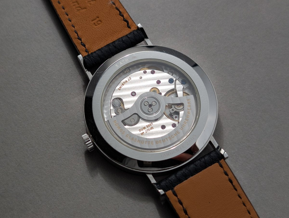 Nomos Tangente Neomatik 39 Silvercut Ref 141 Wristwatch