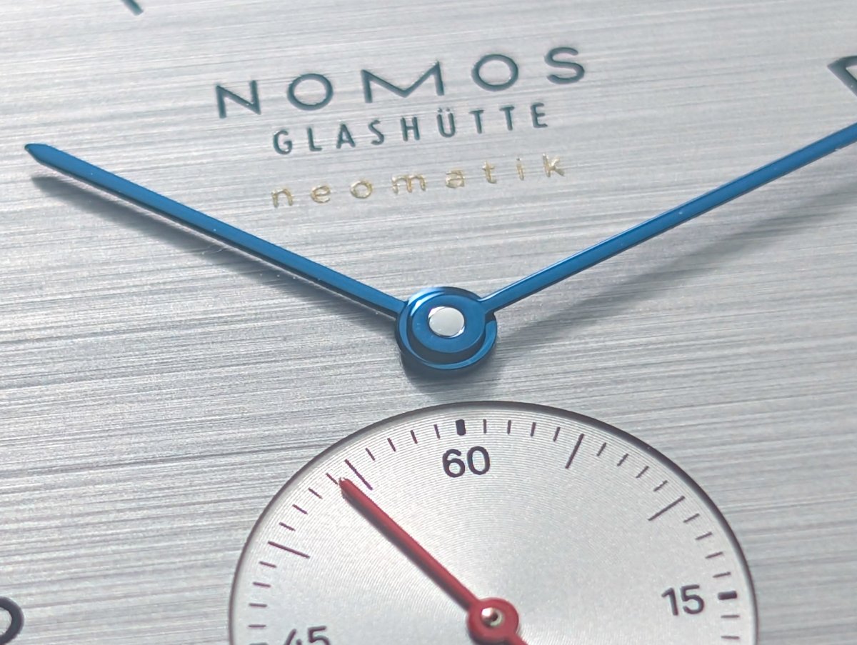Nomos Tangente Neomatik 39 Silvercut Ref 141 Wristwatch