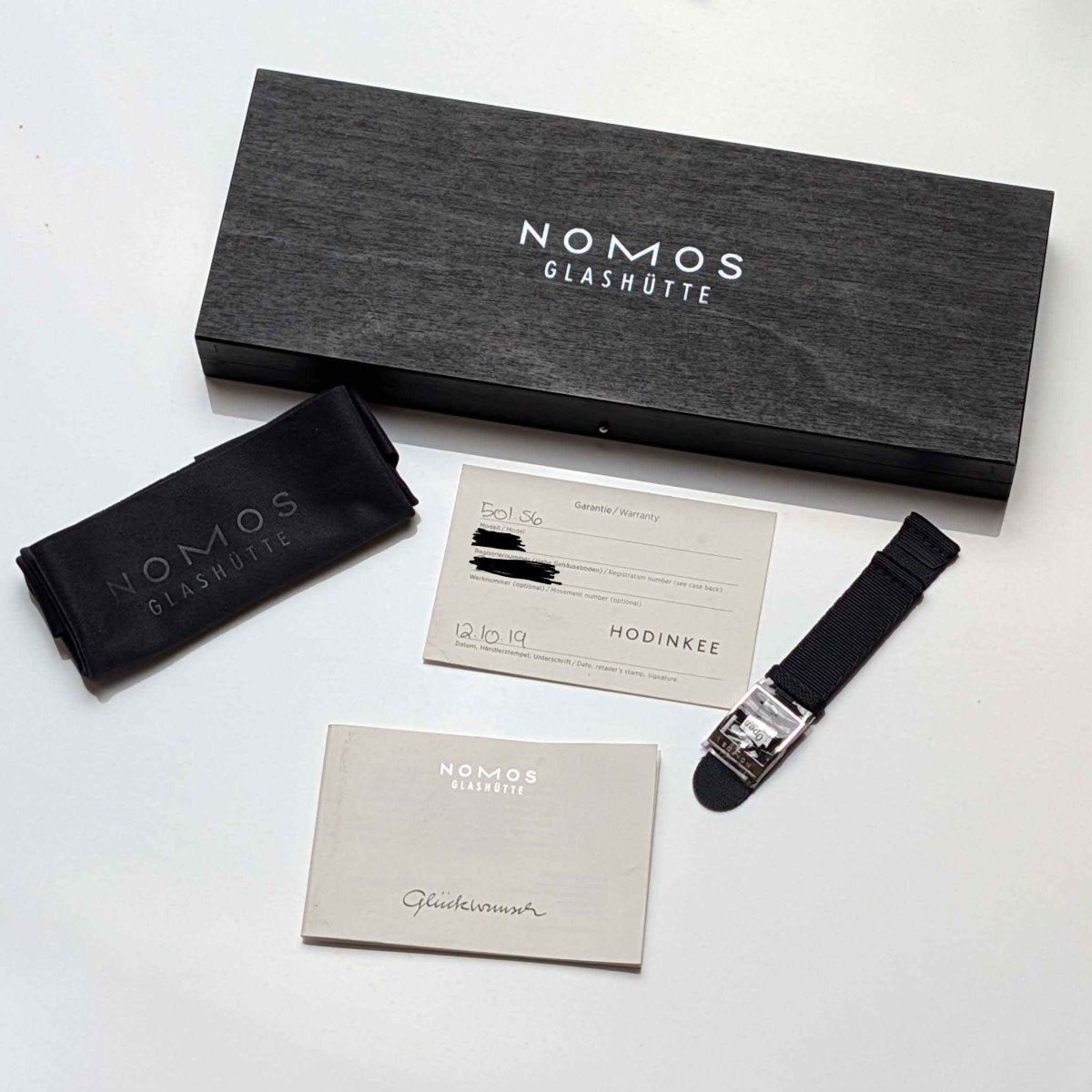 Nomos Tangente Sport Limited Edition for Hodinkee Chronometer Certified Ref. 501.S6