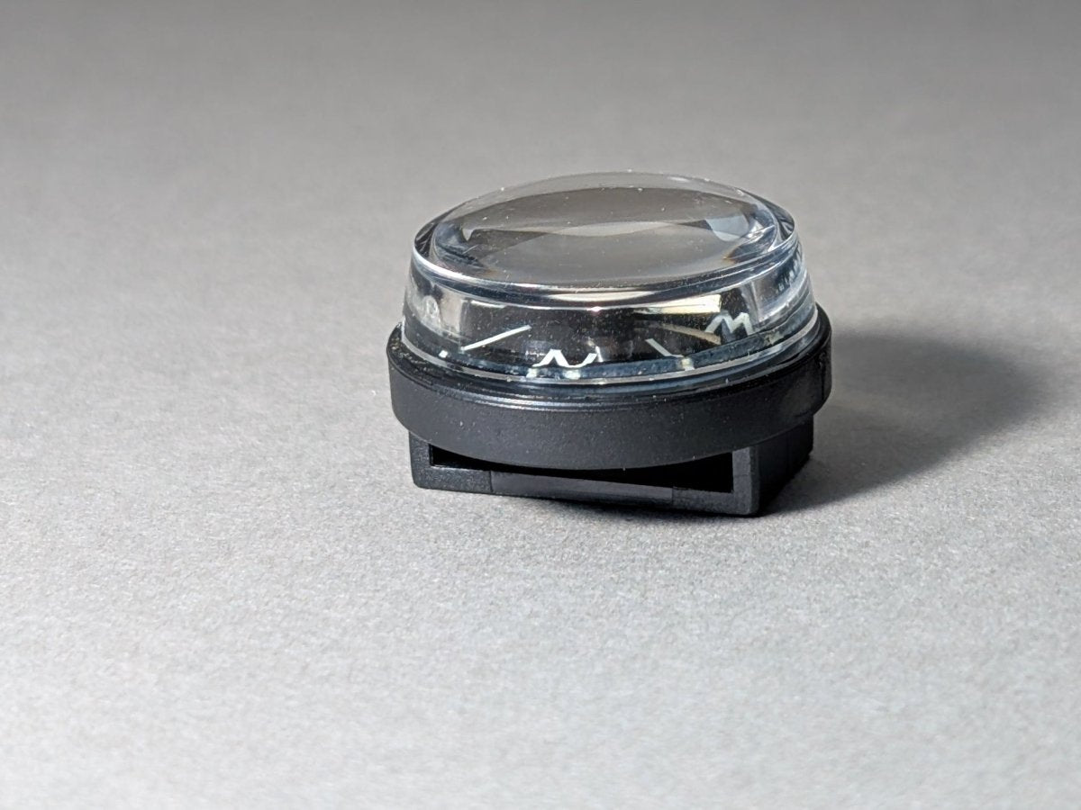 NOS Aquastar Button Gauge Strap Dive Compass Collectible