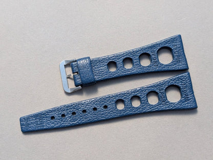 NOS Tropic Sport Strap Navy Blue Rubber 24 mm 23924 Strap / Bracelet
