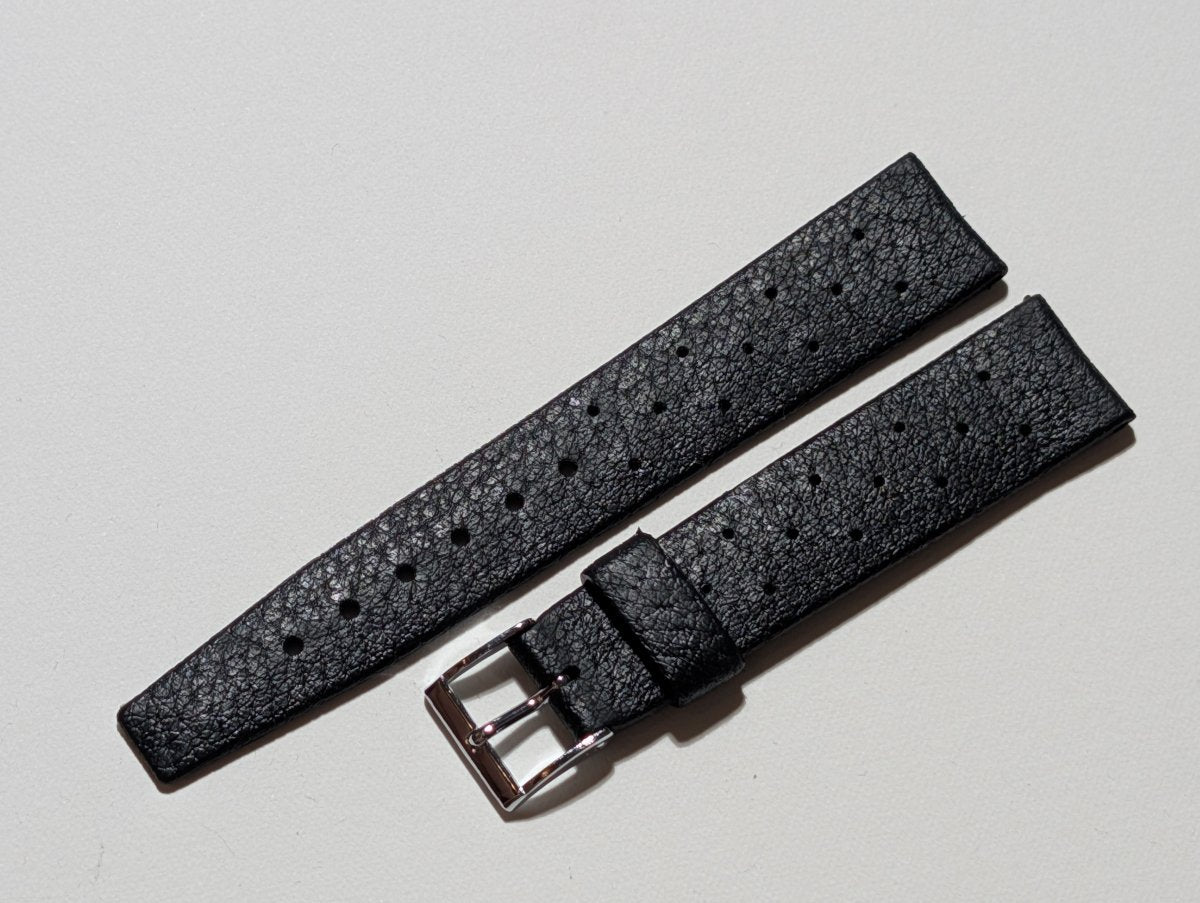 NOS Tropic Star Strap Black Rubber 18 mm 23218 Strap / Bracelet