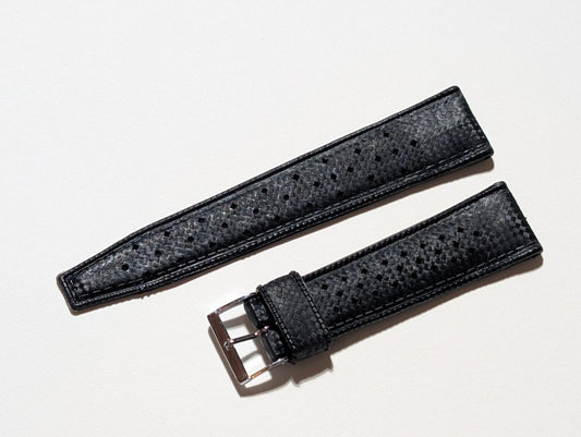 NOS Tropic Strap Black Rubber 22 mm 21759 Strap / Bracelet