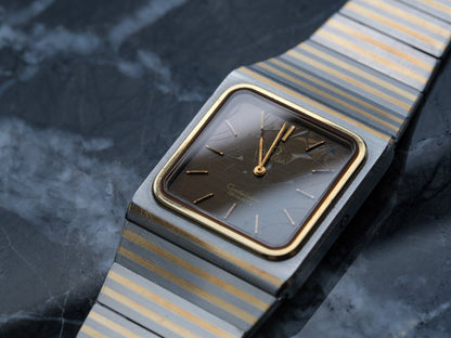 Omega Constellation Integrated Bracelet Tropical Spider Dial 395.0800 Wristwatch
