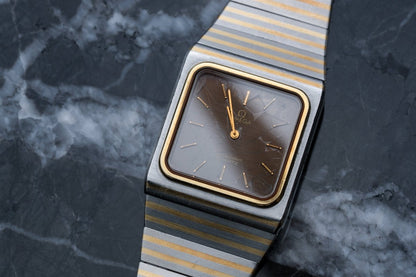 Omega Constellation Integrated Bracelet Tropical Spider Dial 395.0800 Wristwatch