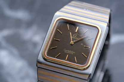 Omega Constellation Integrated Bracelet Tropical Spider Dial 395.0800 Wristwatch