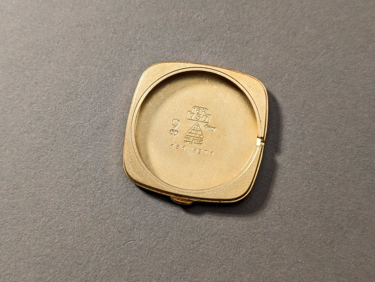 Omega De Ville Automatic 18k Yellow Gold Watch Milanaise Bracelet Wristwatch