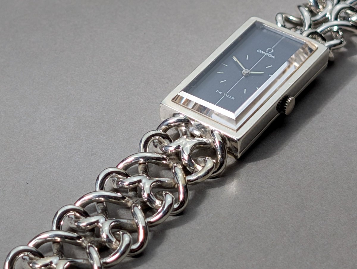 Omega De Ville Ref. 8269 Sterling Silver Wristwatch