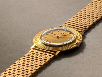 Omega Disco Volante 18K Gold 1963 Caliber 620 Wristwatch