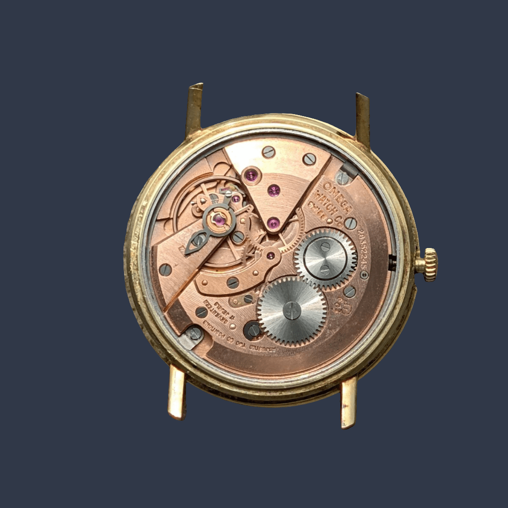 Omega Geneve Ref. 131.7021 - 14k Gold - Breguet Numerals - Caliber 601