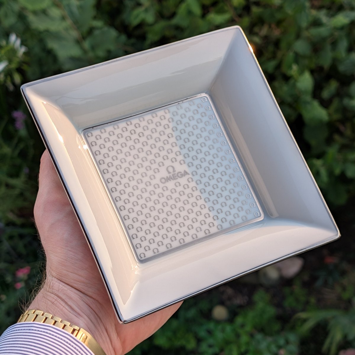 Omega Limoges Vide Poche Tray Collectible
