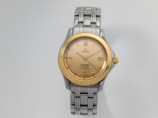 Omega Seamaster Automatic Chronometer 120m 2301.10 Two Tone Wristwatch