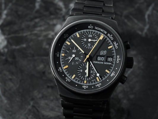 Porsche Design Orfina Chronograph 7176S Black Wristwatch