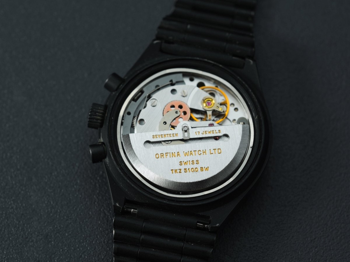 Porsche Design Orfina Chronograph 7176S Black Unrestored
