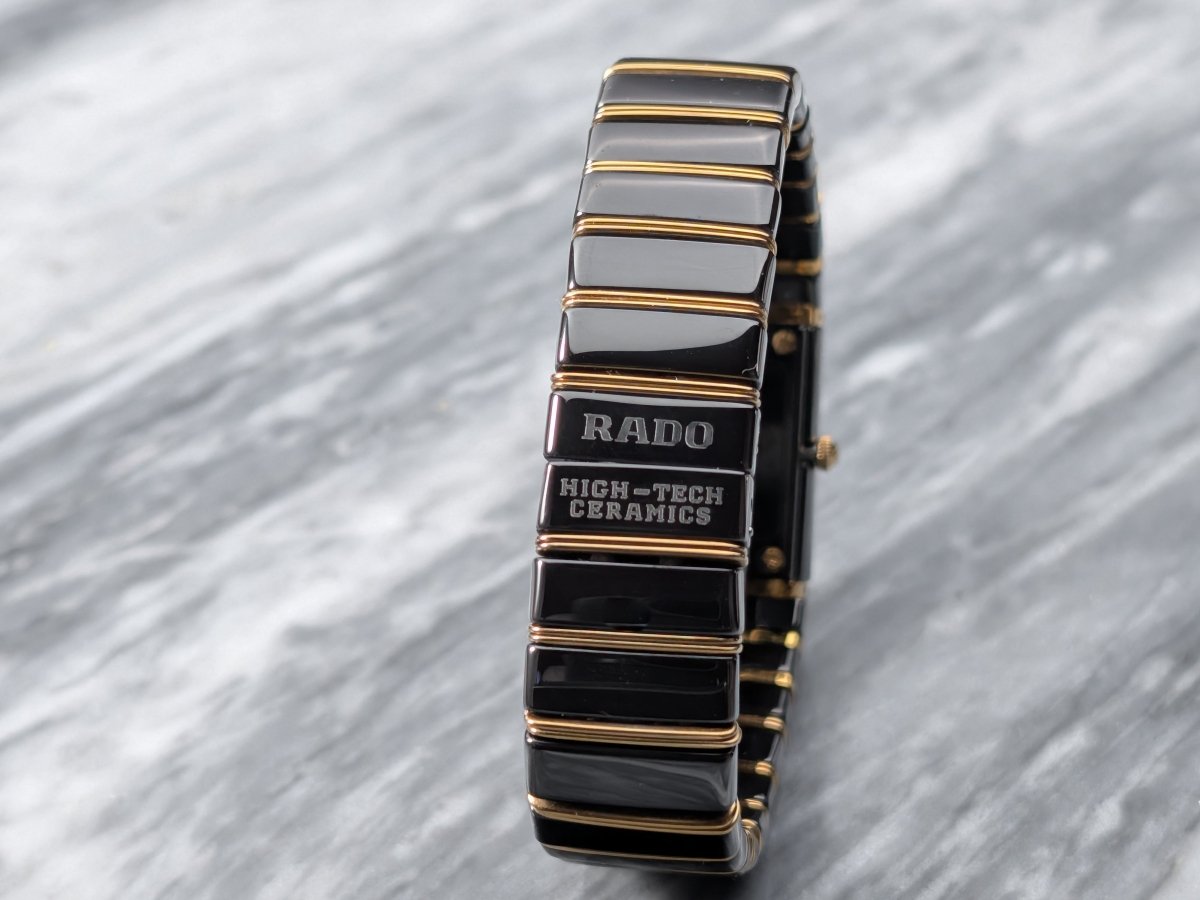 Rado DiaStar DiaQueen 963.0410.3 Black Ceramic and Gold Wristwatch