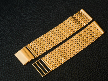 17 mm 18k Gold Uhrenarmband Vintage
