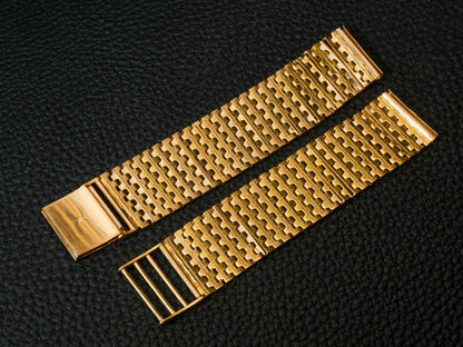 17 mm 18k Gold Uhrenarmband Vintage