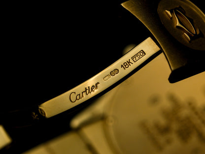Cartier Santos Ronde Chronograph 18k Yellow Gold W15078G1 1500 0