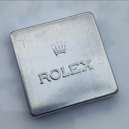 Rolex Aluminium Tin Metal Spare Parts Box