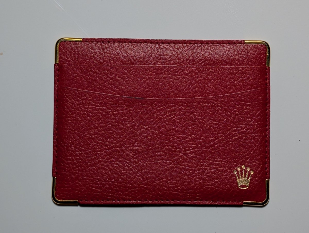 Rolex Card Holder Red 101.60.55 Papers