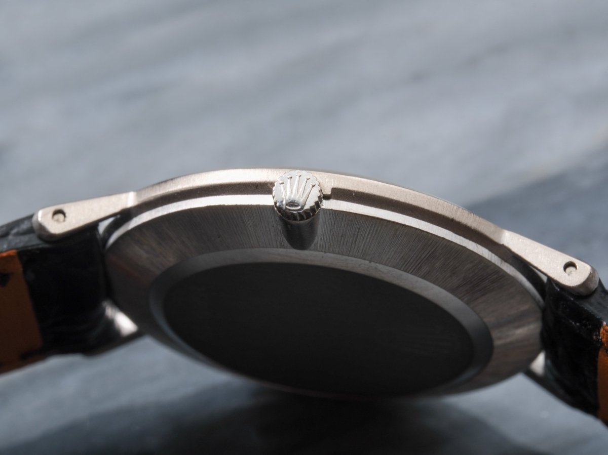 Rolex Cellini 18k White Gold Silver Dial Ref. 3601 Wristwatch