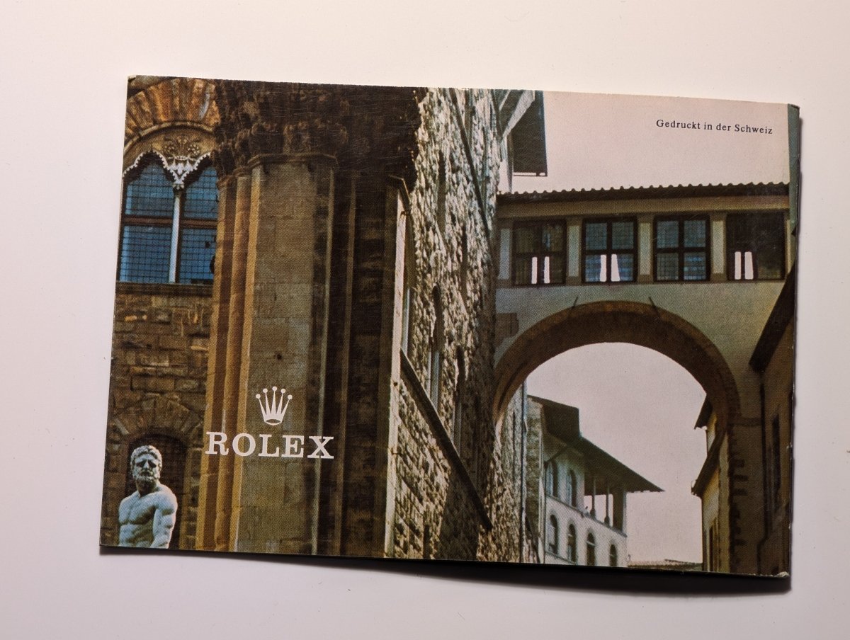 Rolex Cellini Booklet 599.23 German 1990 Papers