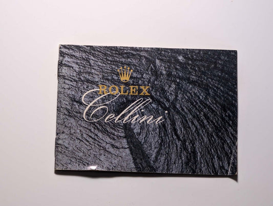 Rolex Cellini Booklet 599.53 German 1989 Papers