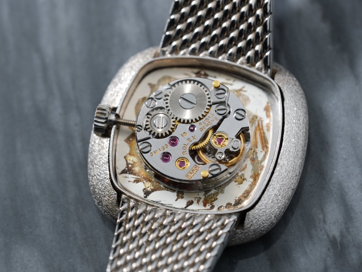 Rolex Ladies Cocktail Watch 18k White Gold Wristwatch