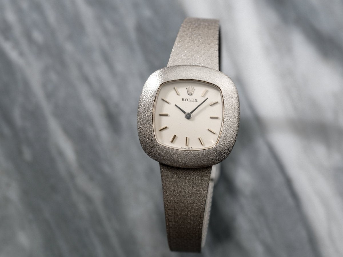 Rolex Ladies Cocktail Watch 18k White Gold Wristwatch