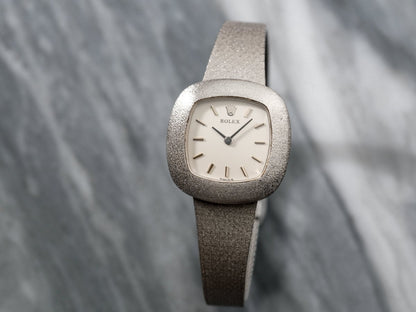 Rolex Ladies Cocktail Watch 18k White Gold Wristwatch