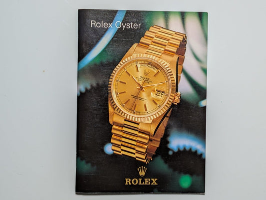 Rolex Oyster Catalog 1996 120.03 German Papers