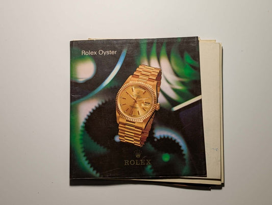 Rolex Oyster Catalog and 1996 Price List 120.03 German 1995 Papers