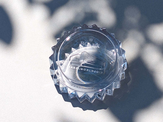 Rolex Paperweight Crystal Crown Baselworld 2013 Collectible