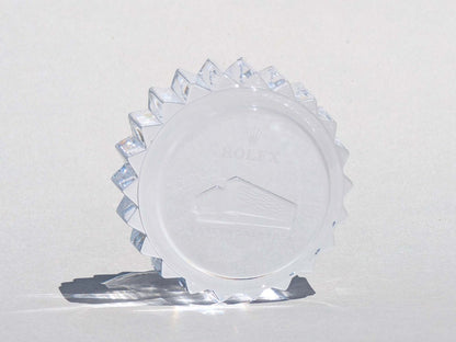 Rolex Paperweight Crystal Crown Baselworld 2013 Collectible