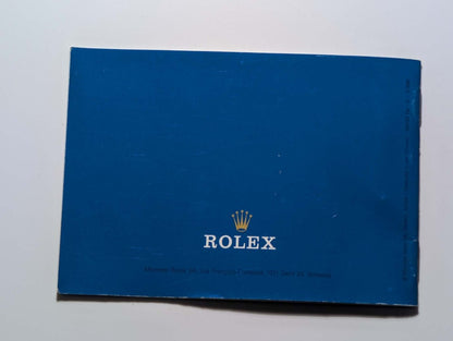 Rolex Submariner Booklet 594.93 1996 German Papers