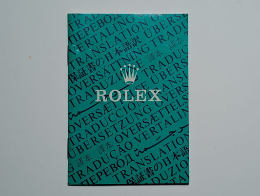 Rolex Translation Booklet 565.00.6U Papers