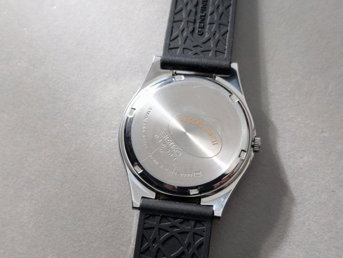 Seiko Braille Watch Quartz 7518 - 8000 Vintage Wristwatch