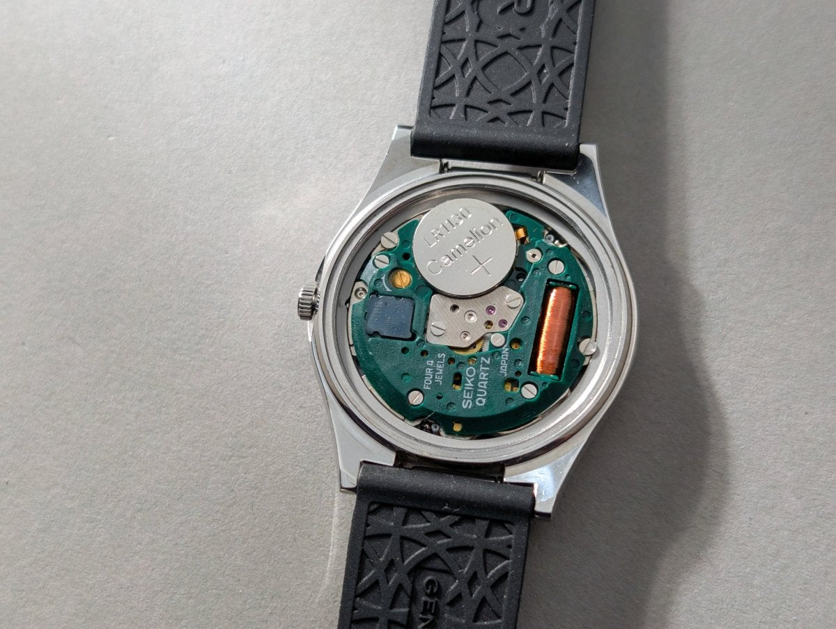 Seiko Braille Watch Quartz 7518 - 8000 Vintage Wristwatch