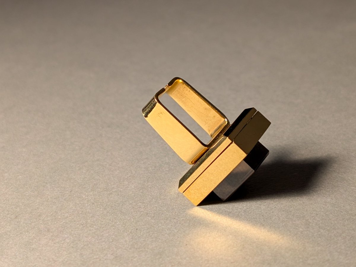 Sicura Ring Watch Gold Plated Manual NOS Ring Watch