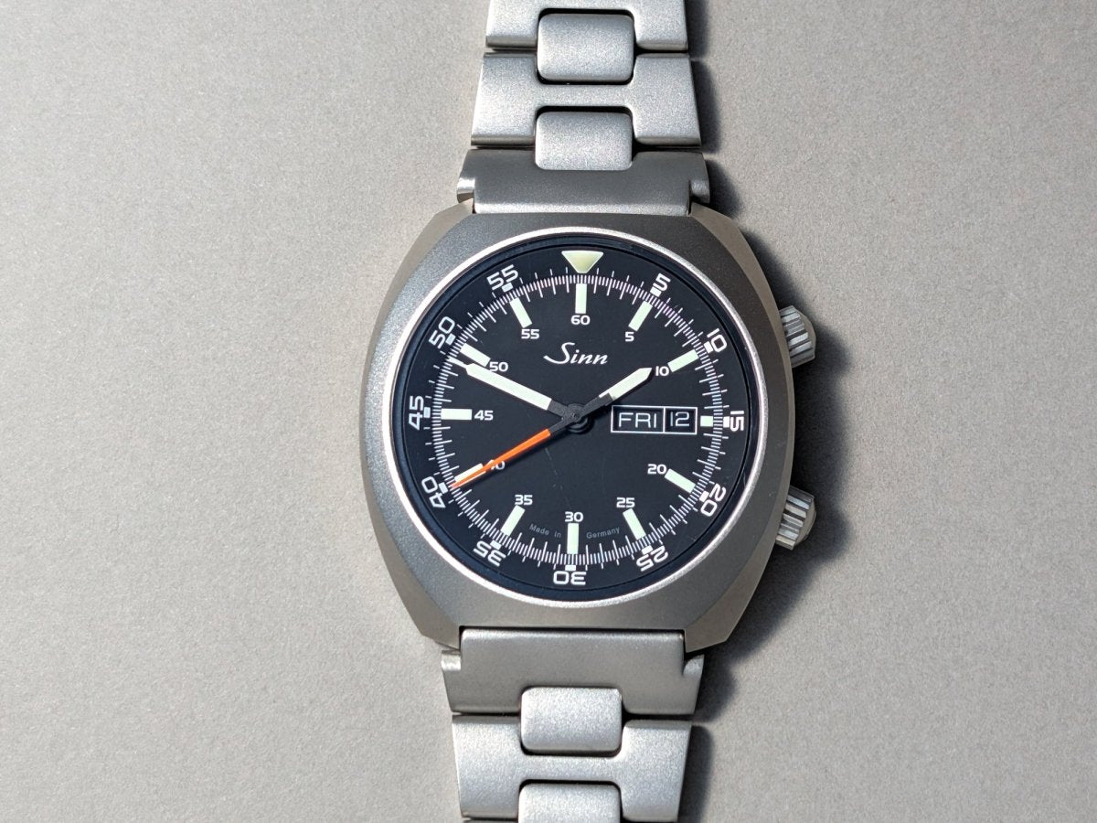 Sinn 240 St with Steel Bracelet Wristwatch