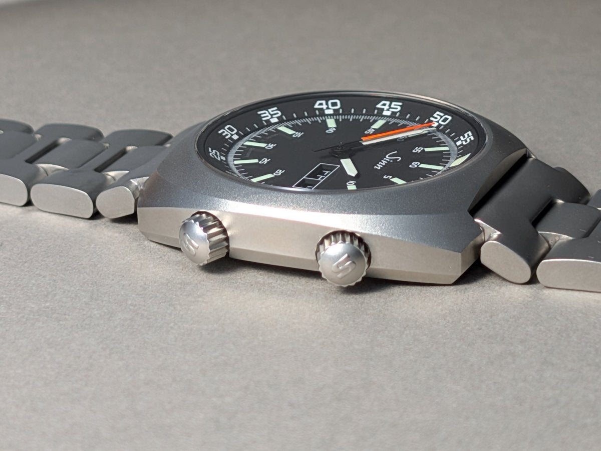 Sinn 240 St with Steel Bracelet Wristwatch