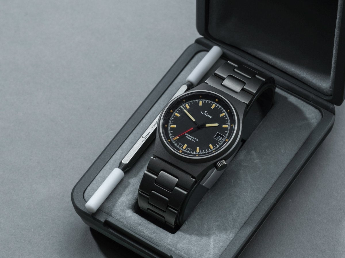 Sinn 244 Ti Tritium Automatic Chronometer Titanium Wristwatch