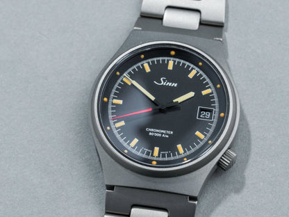 Sinn 244 Ti Tritium Automatic Chronometer Titanium Wristwatch