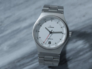 Sinn 444 Sport Uhr Weißes Zifferblatt Edelstahlarmband Box Anleitung
